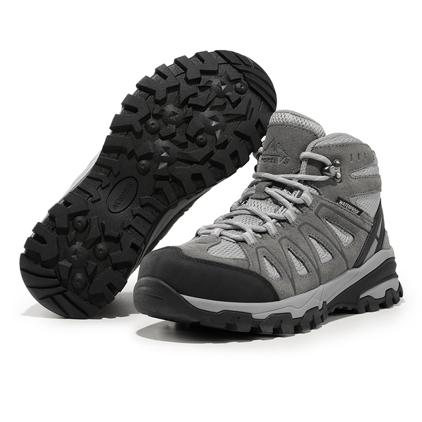 [Seeker] Women's Waterproof Hiking Boots - LIGHT GREY - 1